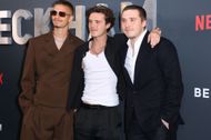 Romeo, Cruz, and Brooklyn Beckahm in 2023. (Image via Getty)